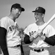 Yaz and Ted Williams chat during spring training in 1963. Photo credit: AP